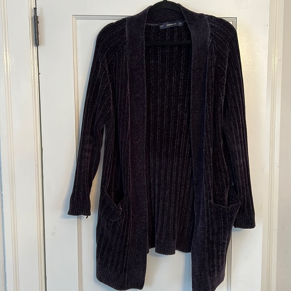 Dark blue Zara cardigan